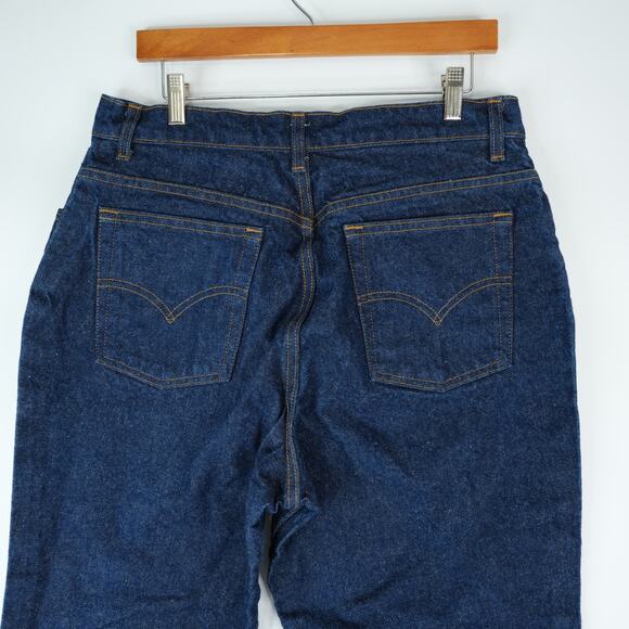 Vtg 90s Levis 551 Jeans Womens 16S (33x30) Relaxed Fit Tapered Leg High Rise - Picture 4 of 10